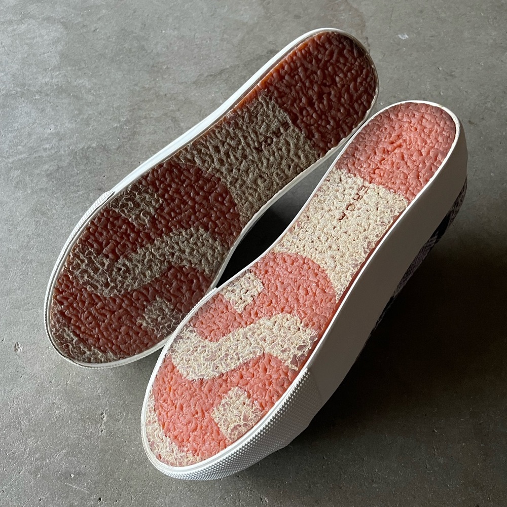 Superga 2790 Snakeskin Pattern Platform Italian L… - image 5